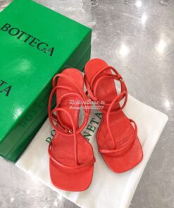 Replica Bottega Veneta BV By Line Stretch Sandals 630178 Orange