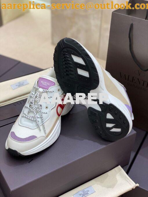 Replica Valentino SheGoes Men Female Sneaker in Split Leather And Mesh 9