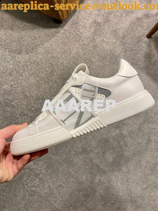 Replica Valentino VL7N Sneaker In Banded Calfskin Leather VW2S0V66 C13 5