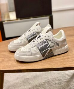 Replica Valentino VL7N Sneaker In Banded Calfskin Leather VW2S0V66 C09 2