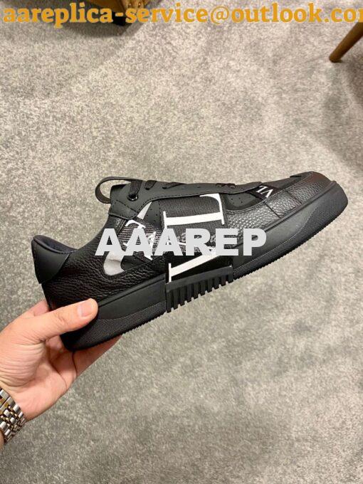 Replica Valentino VL7N Sneaker In Banded Calfskin Leather VW2S0V66 C10 6