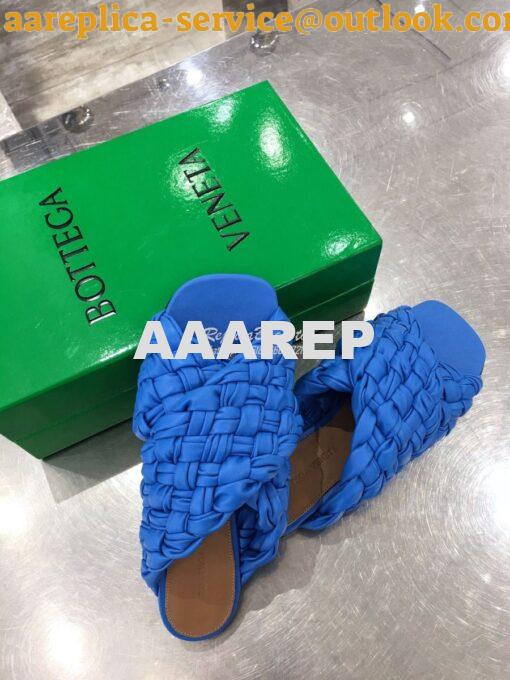 Replica Bottega Veneta BV Board Sandals 631935 Blue 2