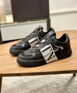 Replica Valentino VL7N Sneaker In Banded Calfskin Leather VW2S0V66 C08 2