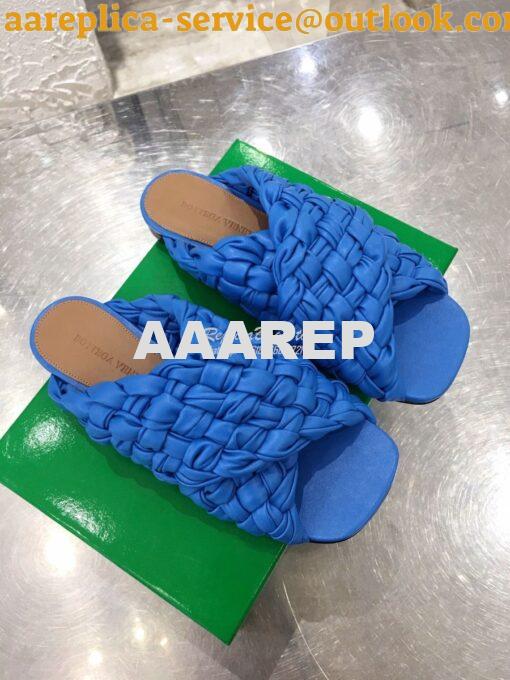 Replica Bottega Veneta BV Board Sandals 631935 Blue 4