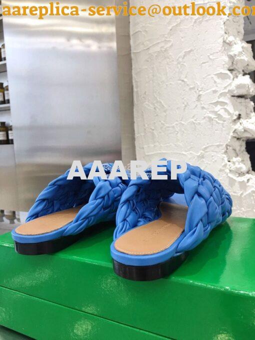 Replica Bottega Veneta BV Board Sandals 631935 Blue 6