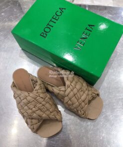 Replica Bottega Veneta BV Board Sandals 631935 Camel