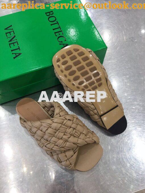 Replica Bottega Veneta BV Board Sandals 631935 Camel 7