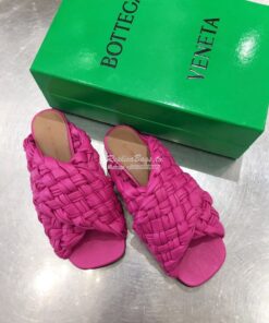 Replica Bottega Veneta BV Board Sandals 631935 Fuschia