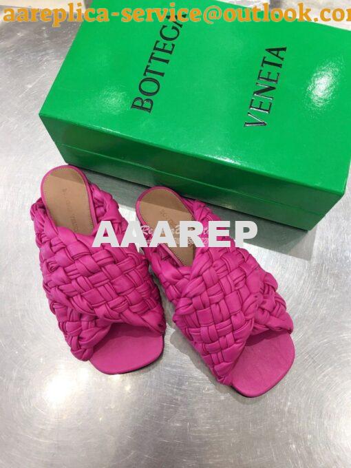 Replica Bottega Veneta BV Board Sandals 631935 Fuschia