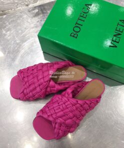 Replica Bottega Veneta BV Board Sandals 631935 Fuschia 2