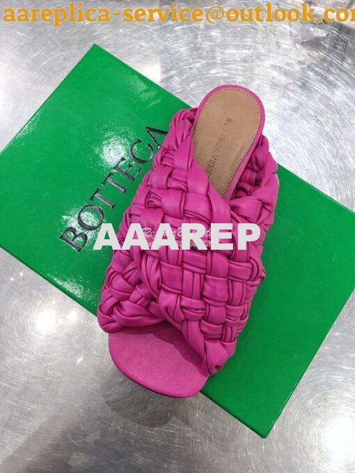 Replica Bottega Veneta BV Board Sandals 631935 Fuschia 3