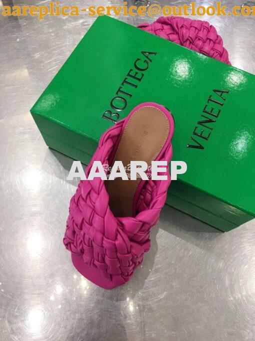 Replica Bottega Veneta BV Board Sandals 631935 Fuschia 5