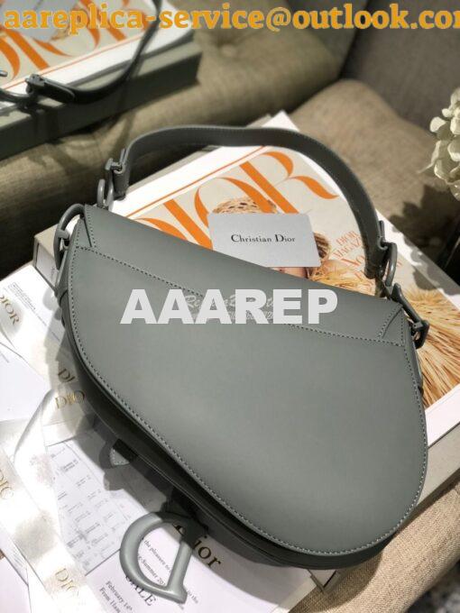 Replica Dior Saddle Ultra-Matte Bag M0446 Stone Grey 12