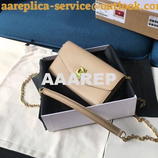 Replica Celine C Wallet On Chain in Smooth Calfskin 10B903 Beige