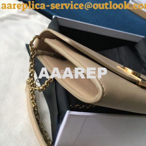 Replica Celine C Wallet On Chain in Smooth Calfskin 10B903 Beige 4