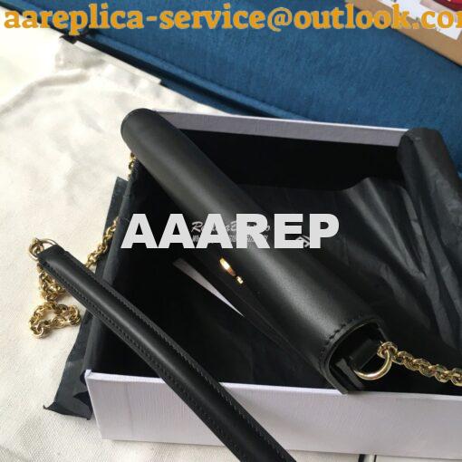 Replica Celine C Wallet On Chain in Smooth Calfskin 10B903 Black 4