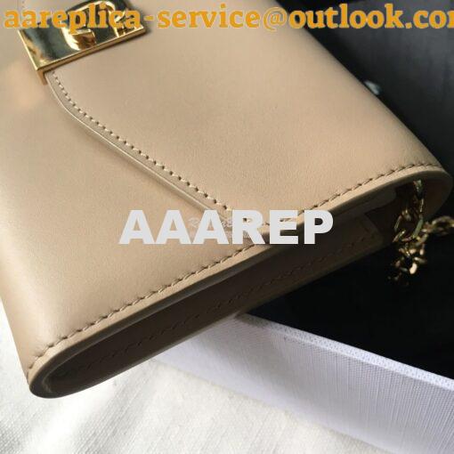 Replica Celine C Wallet On Chain in Smooth Calfskin 10B903 Beige 8