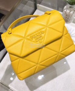 Replica Prada Small Spectrum Shoulder Bag 1BD233 Yellow 2