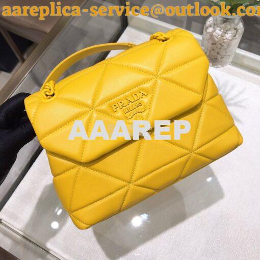 Replica Prada Small Spectrum Shoulder Bag 1BD233 Yellow 2