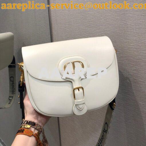 Replica Dior Large Bobby Bag Latte Box Calfskin M9320U