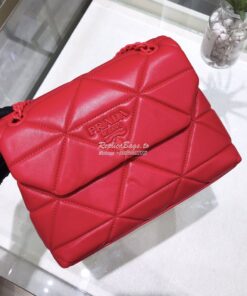 Replica Prada Small Spectrum Shoulder Bag 1BD233 Red 2