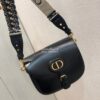 Replica Dior Large Bobby Bag Blue Oblique Jacquard Canvas M9320U 10