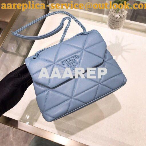 Replica Prada Small Spectrum Shoulder Bag 1BD233 Baby Blue