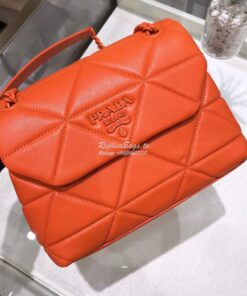 Replica Prada Small Spectrum Shoulder Bag 1BD233 Orange 2