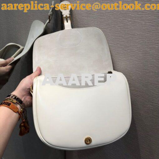 Replica Dior Large Bobby Bag Latte Box Calfskin M9320U 10