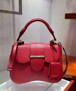 Replica Prada Sidonie Medium Bag 1BN005 Red