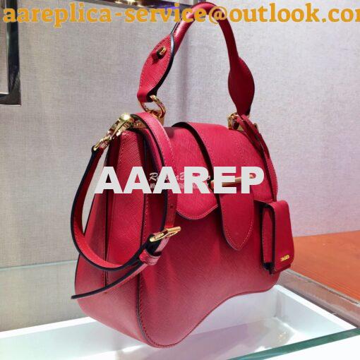 Replica Prada Sidonie Medium Bag 1BN005 Red 2