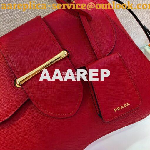 Replica Prada Sidonie Medium Bag 1BN005 Red 3