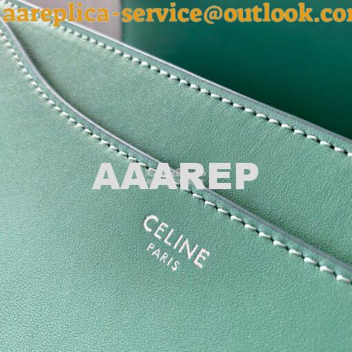 Replica Celine 16 Bag In Satinated Calfskin 187373 2 Sizes Celadon 4