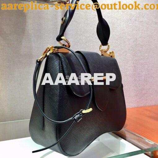 Replica Prada Sidonie Medium Bag 1BN005 Black 2