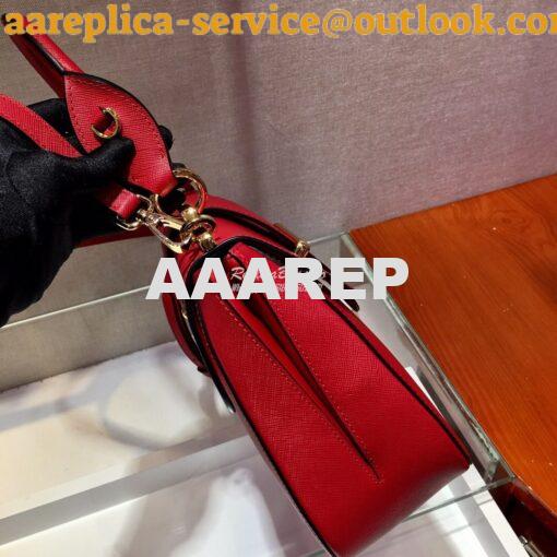 Replica Prada Sidonie Medium Bag 1BN005 Red 5