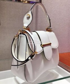 Replica Prada Sidonie Medium Bag 1BN005 White 2