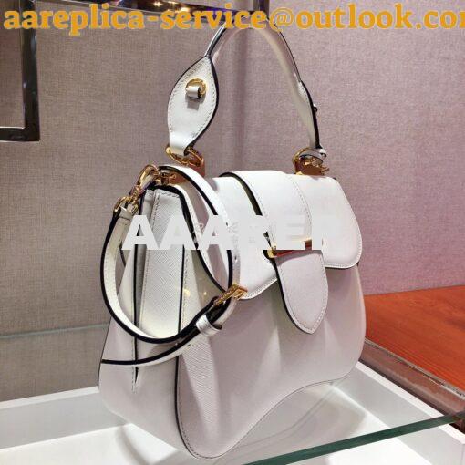 Replica Prada Sidonie Medium Bag 1BN005 White 2