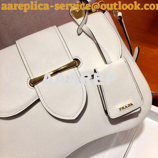 Replica Prada Sidonie Medium Bag 1BN005 White 3