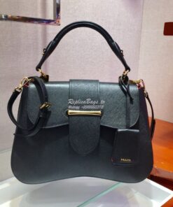 Replica Prada Large Sidonie Bag 1BN002 Black 2