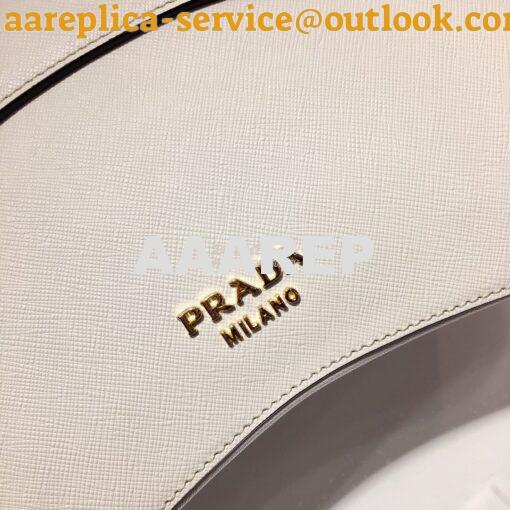 Replica Prada Sidonie Medium Bag 1BN005 White 6