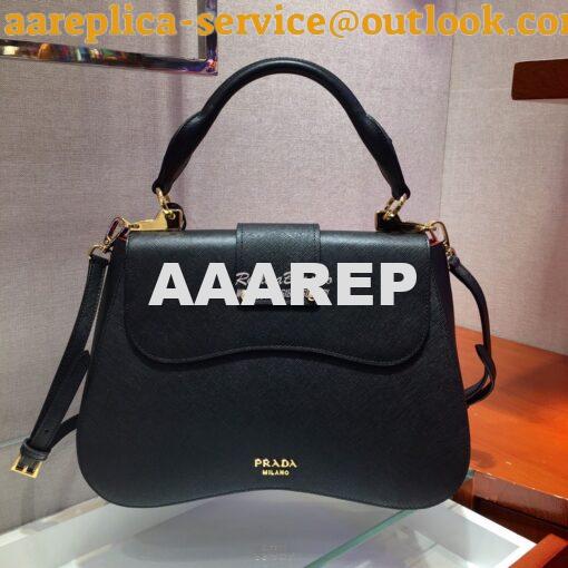 Replica Prada Large Sidonie Bag 1BN002 Black 5