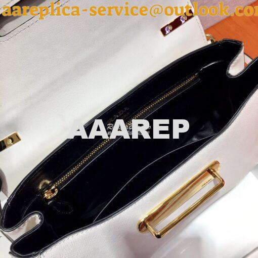 Replica Prada Sidonie Medium Bag 1BN005 White 8