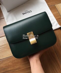 Replica Celine Classic Box Bag in Smooth Calfskin Amazone 2