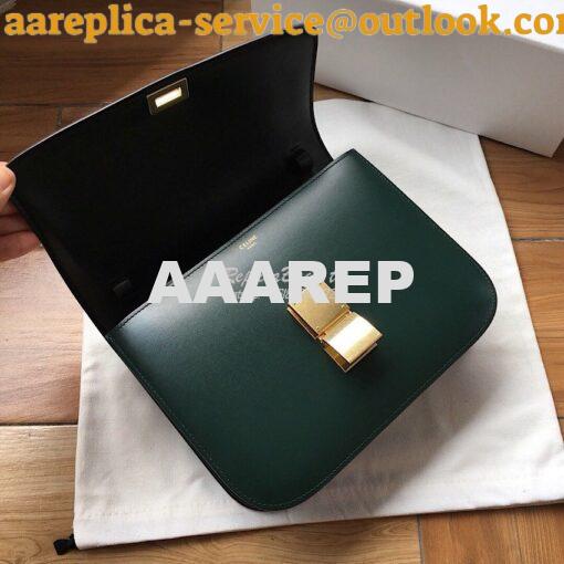 Replica Celine Classic Box Bag in Smooth Calfskin Amazone 5