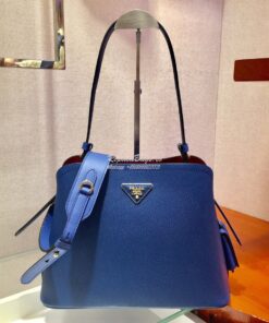 Replica Prada Matinée Small Handbag 1BA251 Blue