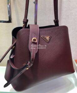 Replica Prada Matinée Small Handbag 1BA251 Cerise 2