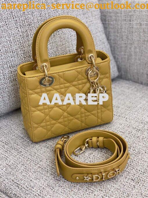 Replica Dior My ABCdior Lady Dior Bag M0538 Yellow 2