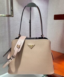 Replica Prada Matinée Small Handbag 1BA251 Powder Pink 2