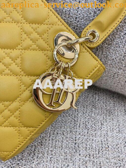 Replica Dior My ABCdior Lady Dior Bag M0538 Yellow 4