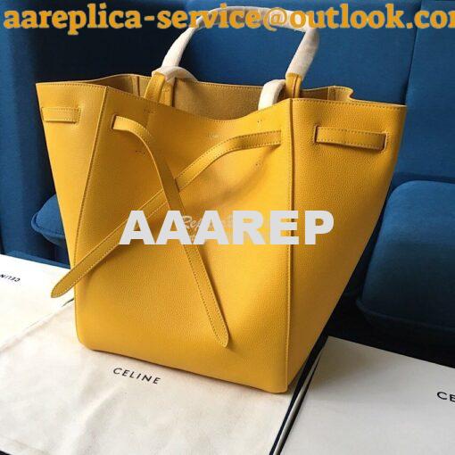 Replica Celine Small Cabas Phantom In Soft Grained Calfskin 189023 Yel